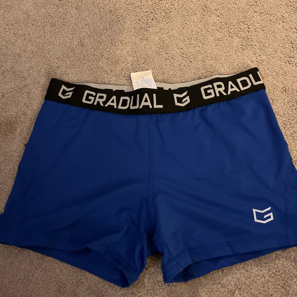 size large, royal blue, gradual brand